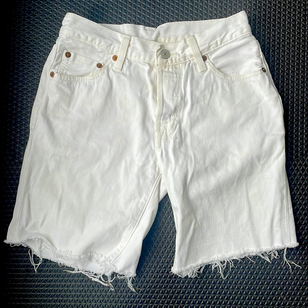 Levi 501 High Waist XS size 24 White